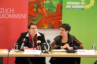 Fraktionsvorsitzenden Johanne Modder (SPD) und Anja Piel (Bündnis 90/Die Grünen)